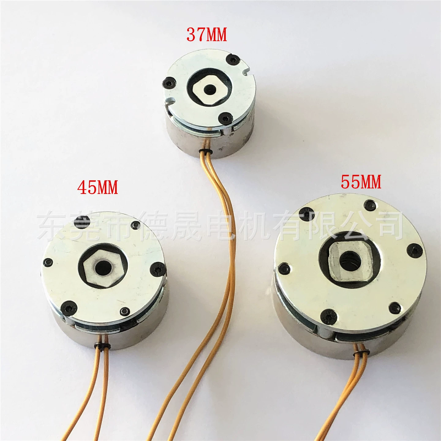 37MM电机制动器45MM电磁失电断电刹车55MM机械抱闸断电自锁12V24V