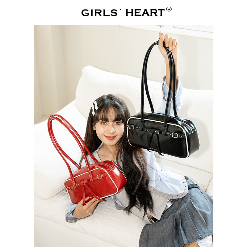 少女心球甜巧系列腊肠包春夏韩系单肩高级感法棍包婚包红色包腋下,箱包皮具/热销女包/男包,腋下包,淘宝优惠券,粉丝福利购,淘宝优惠卷