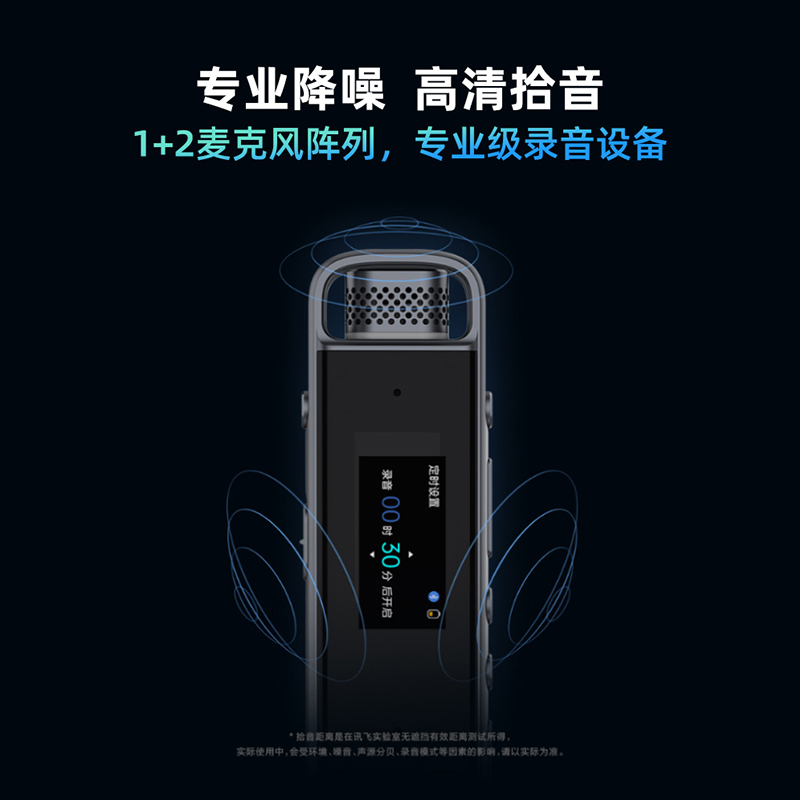 科大讯飞智能录音笔H1 Pro 语音转文字专业录音 咨询价579 B2Y21M