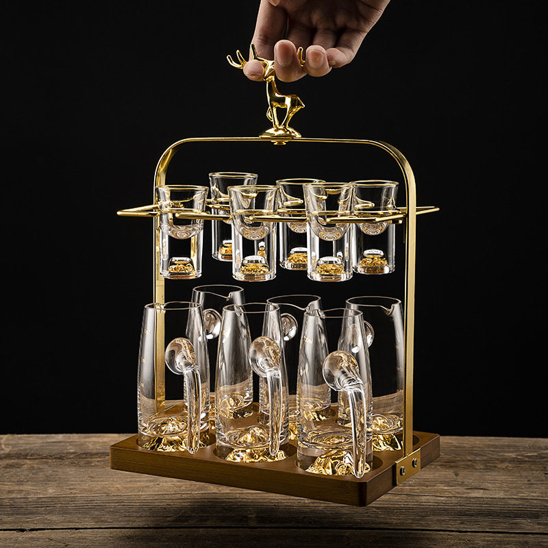 宝汀顿白酒杯分酒器套装图片