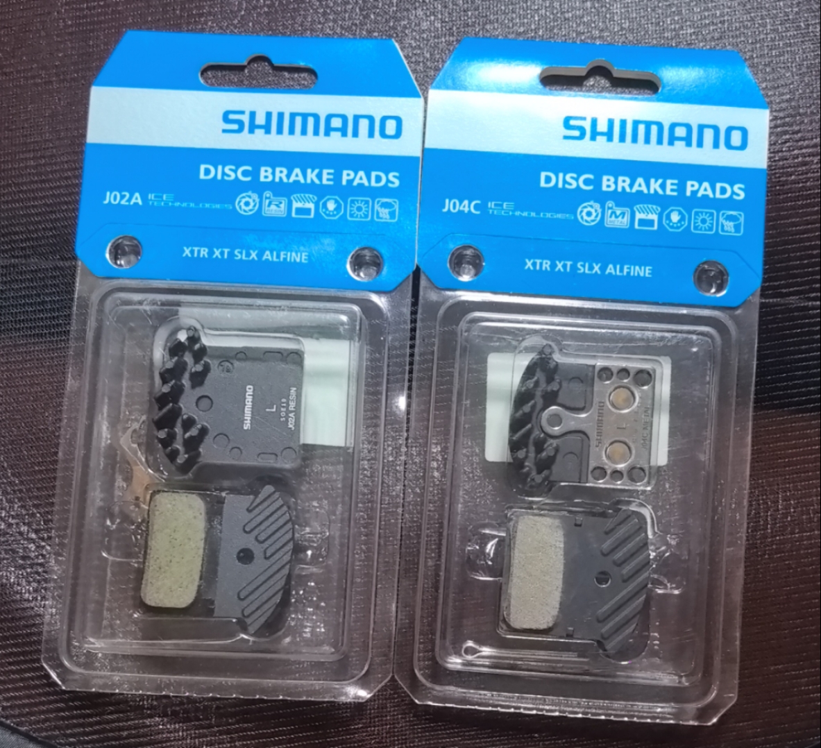 行货XTR9000 9020 XT SLX金属散热刹车夹板来令片