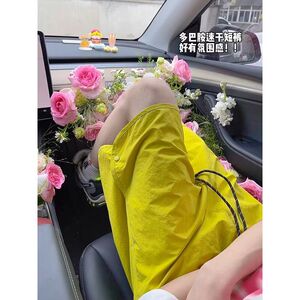夏季速干休闲运动短裤男女同款宽松排扣潮牌五分裤513DK1334P28图片