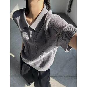 翻领短袖polo衫男潮牌夏季t恤韩版潮流新款百搭上衣513DX1428P43图片