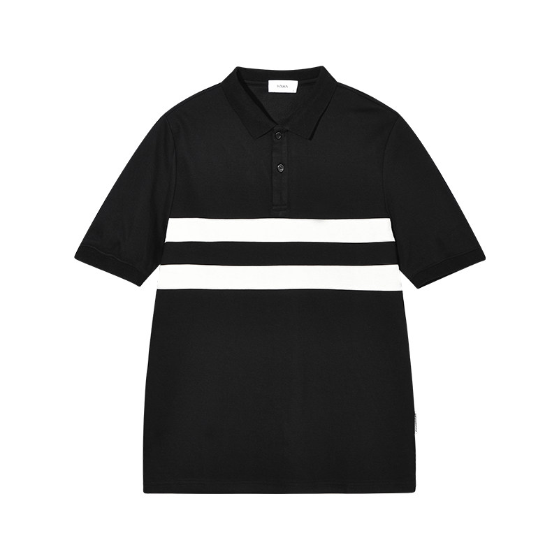 高级感拼色polo衫短袖男夏季潮流百搭有领半袖上衣513PL059P28,男装Polo衫,星座513