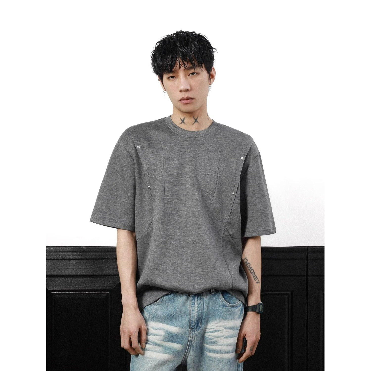 夏新款太空棉时尚潮流百搭短袖T恤513DX096P35,男装T恤,星座513
