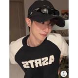 新潮牌夏季插肩t恤高级感短袖男款美式高街潮513DX461P32，男装T恤，星座513