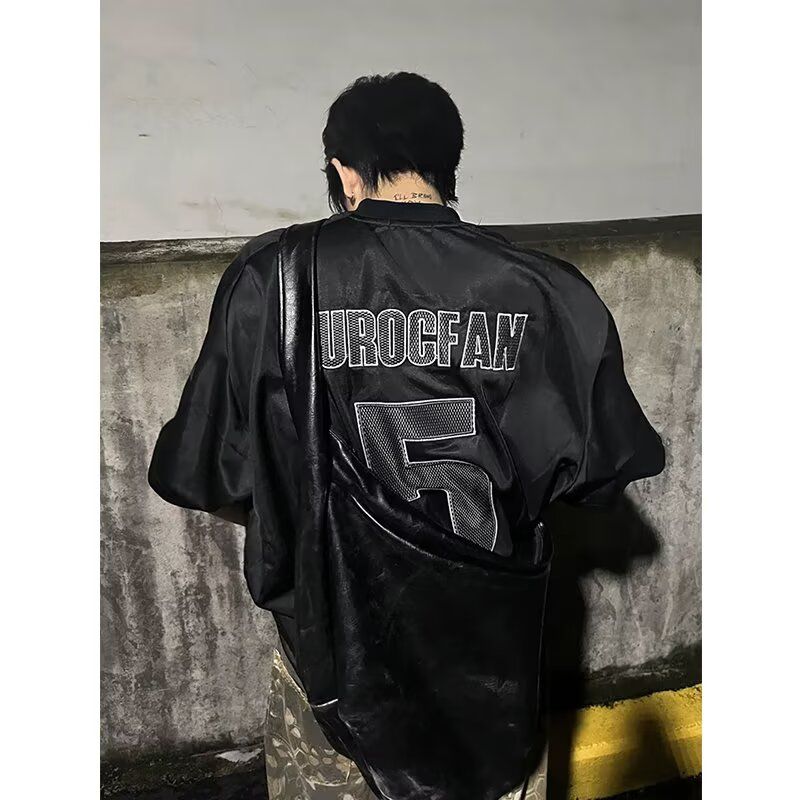 美式街头嘻哈复古短袖球服T恤男夏季暗黑513DX356P43,男装T恤,星座513