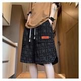 冰丝工装短裤男夏季薄款美式宽松高街大口袋五分裤男513DK1273P25，男装牛仔裤，星座513