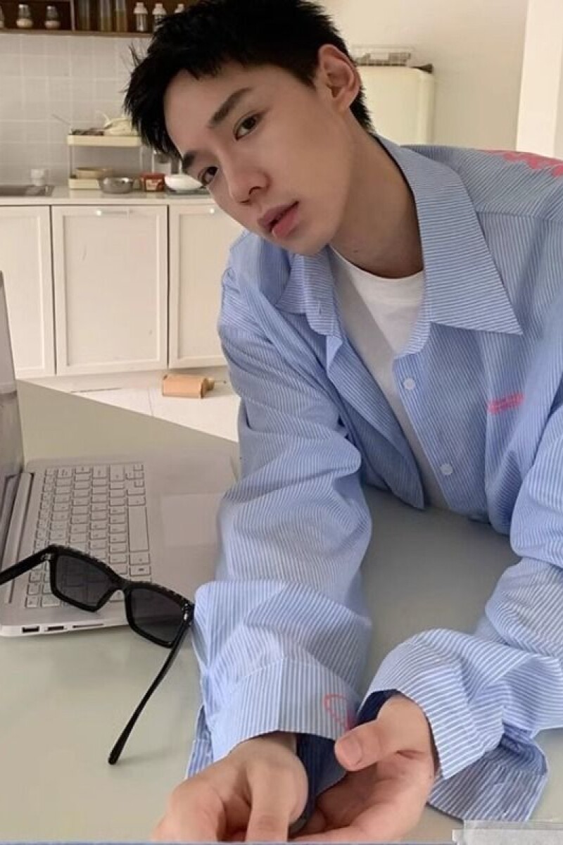 cleanfit天蓝色衬衫外套男秋季短款立领美式哈灵顿夹克翻领棒球服,男装衬衫,星座513