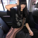夏季短袖T恤女宽松美式潮牌半袖上衣513DX3781P38，男装T恤，星座513