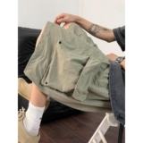 夏新美式短裤男潮牌薄款宽松休闲五分裤子513DK290P35，男装牛仔裤，星座513