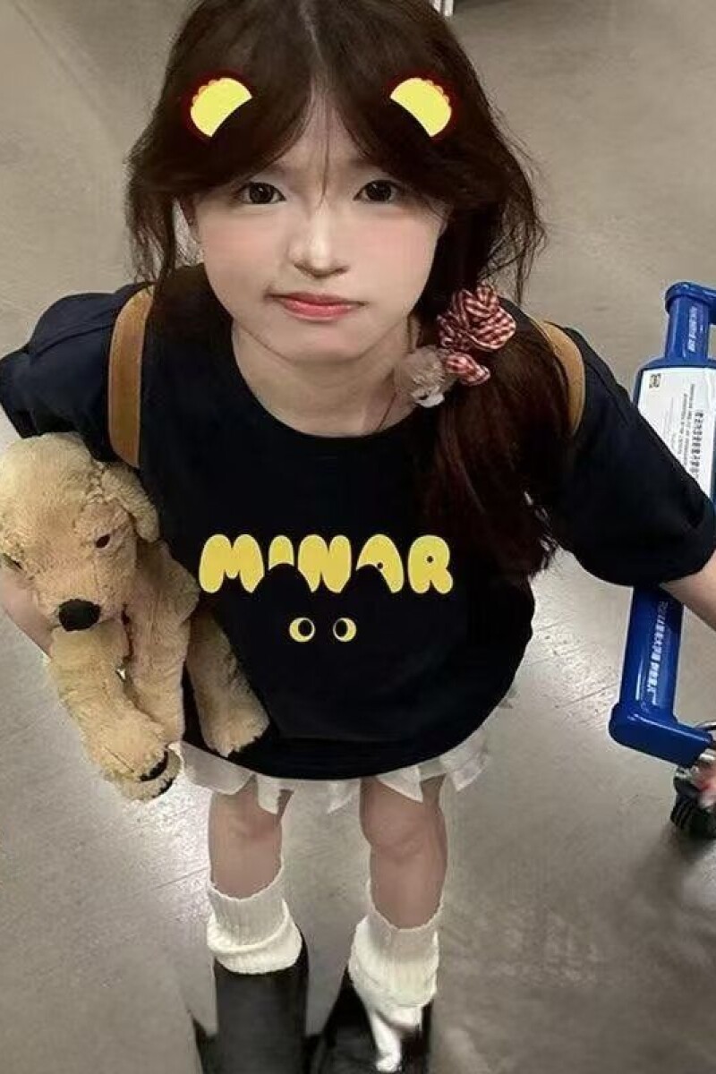 男女同款潮牌印花重磅短袖T恤女夏季新款宽松513DX1068P25,男装T恤,星座513
