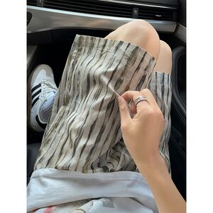 夏季防水双面穿撞色松紧沙滩裤短裤513DK1661P28图片