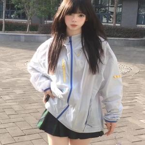 户外防晒衣女夏新拉链撞色休闲透气轻薄连帽防晒513 FS444-1 P40,女装防晒衣,星座513