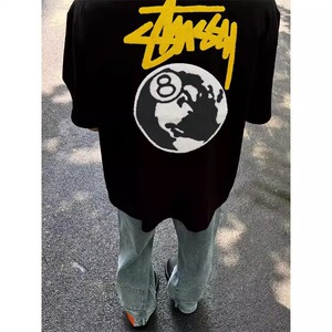 植绒刺绣高品质纯棉短袖T恤513DX187高品质植绒P40普通版P30图片