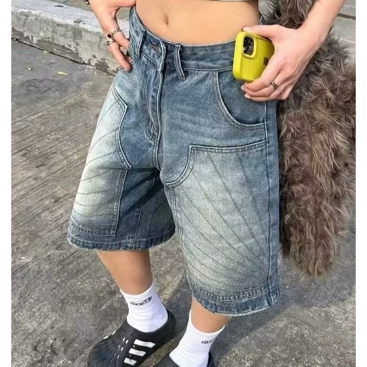 美式复古街头反穿设计黄泥水洗做旧牛仔裤男女同款513DK231P38,男装牛仔裤,星座513