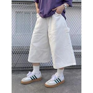 新宽松休闲裤男韩版潮流百搭夏薄款坠感阔腿拖地长裤513DK268P39图片
