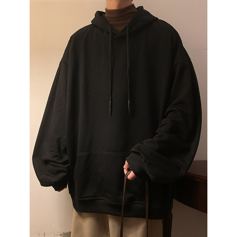 直播品质原创日系复古连帽纯色重工卫衣男上衣514-7WY2339P50,男装卫衣,星座513