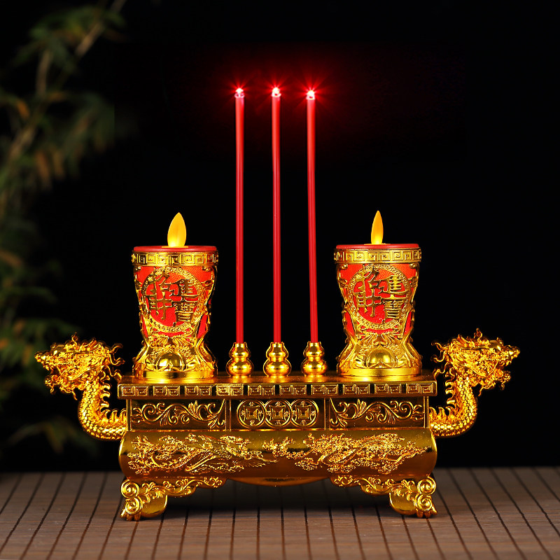 LED电烛灯长明供佛家用财神供灯