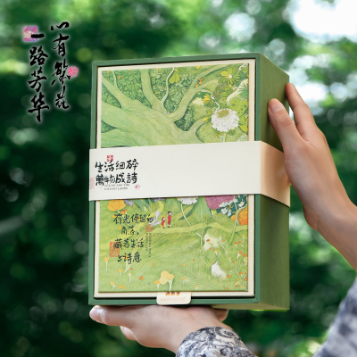 新款高档小号一两二两圆罐方罐红茶绿茶花茶茶叶包装盒礼盒空盒