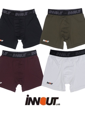 INNOUT LAB运动内裤紧身裤健身人气四角裤训练速干平角短裤男士