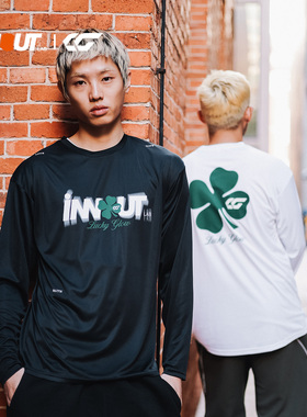 INNOUT X Lucky Glow速干打底四叶草幸运长袖T恤赖益烨郭雨妍同款