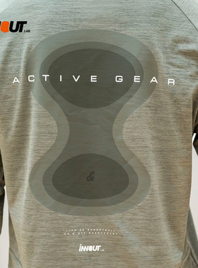 INNOUT精英拼接长袖美式宽松投篮服训练衣健身篮球少年运动t恤男