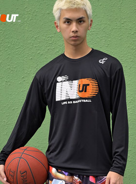 INNOUT LAB影子速干长袖T恤篮球训练服投篮服圆领透气运动球衣男