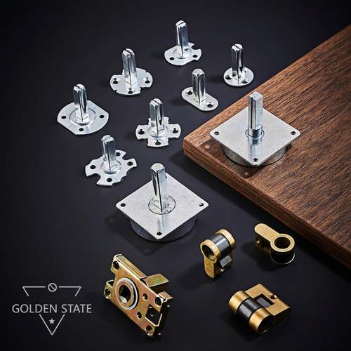 门把手固定片展板锁体门锁固定片锁具展示架把手固定片带方轴锁体