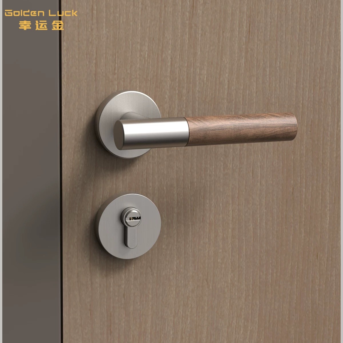 中古风胡桃木门锁卧室室内磁吸静音房门锁新中式木门锁家用门把手,基础建材,机械门锁,淘宝优惠券,粉丝福利购,淘宝优惠卷