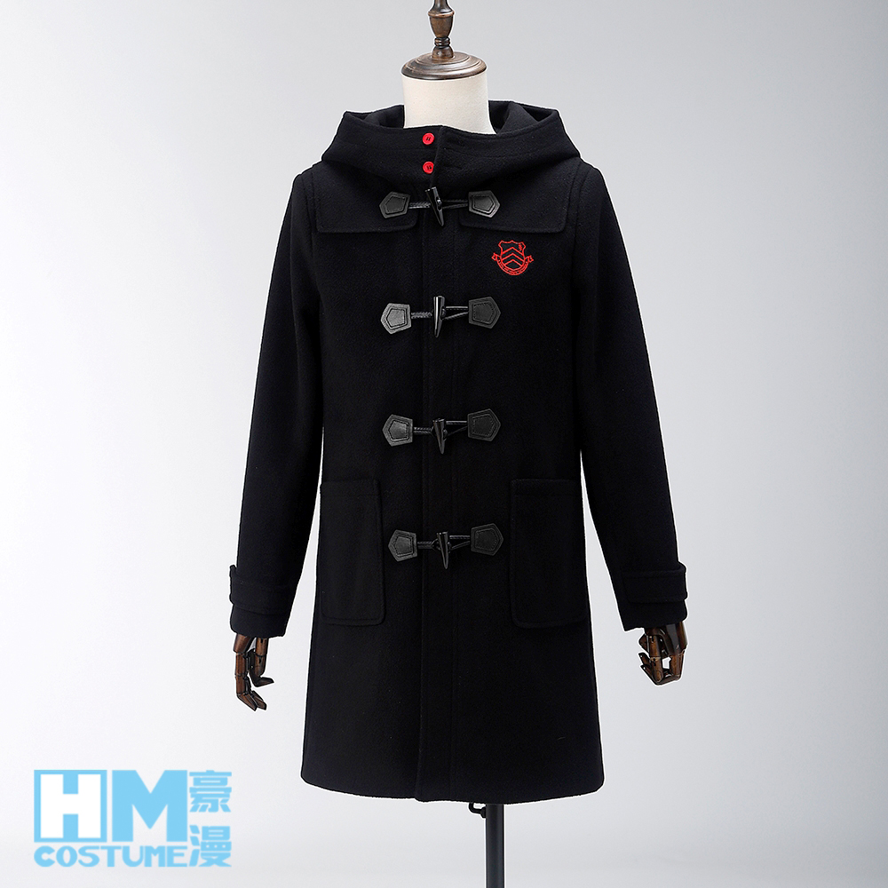 女神异闻录豪漫雨宫莲毛呢外套