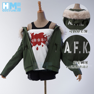 豪漫女神异闻录cos佐仓双叶cos服冲锋衣夹克女装全套