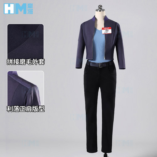 豪漫朱迪cos服兔子警官电影同款常服面料cosplay女动漫二次元套装