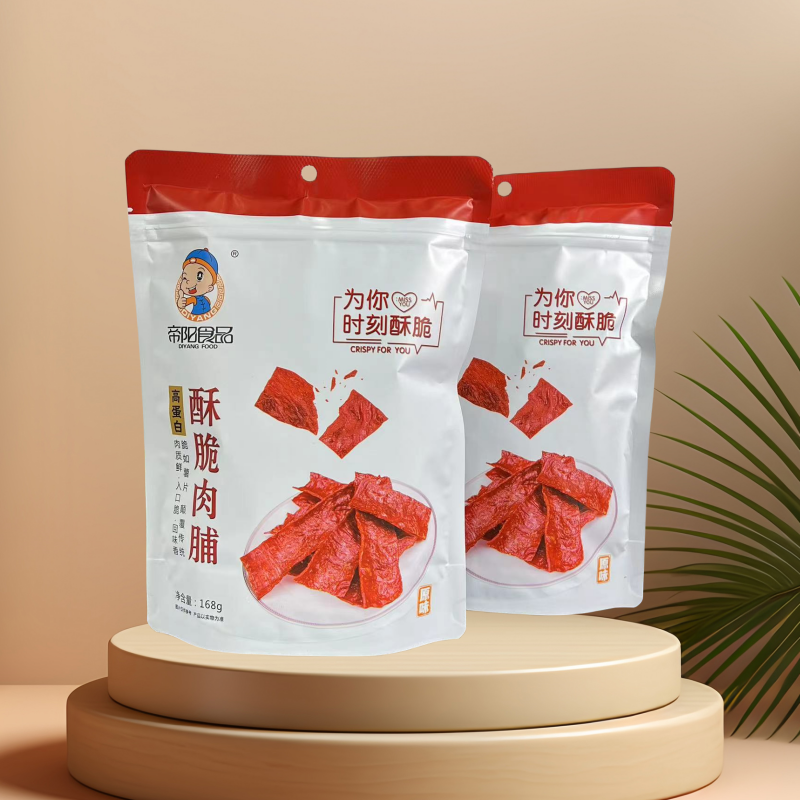 帝阳酥脆肉脯原味香辣零食168克脆肉脯靖江特产脆肉片小包装