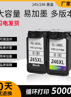 适用245 246墨盒TS3120  MG2522 TR4527 MX492打印机连供 连喷