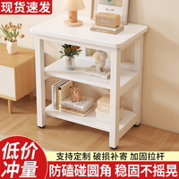书桌小桌子床头柜家用鱼缸架床边桌打印机置物架多层收纳架电脑桌