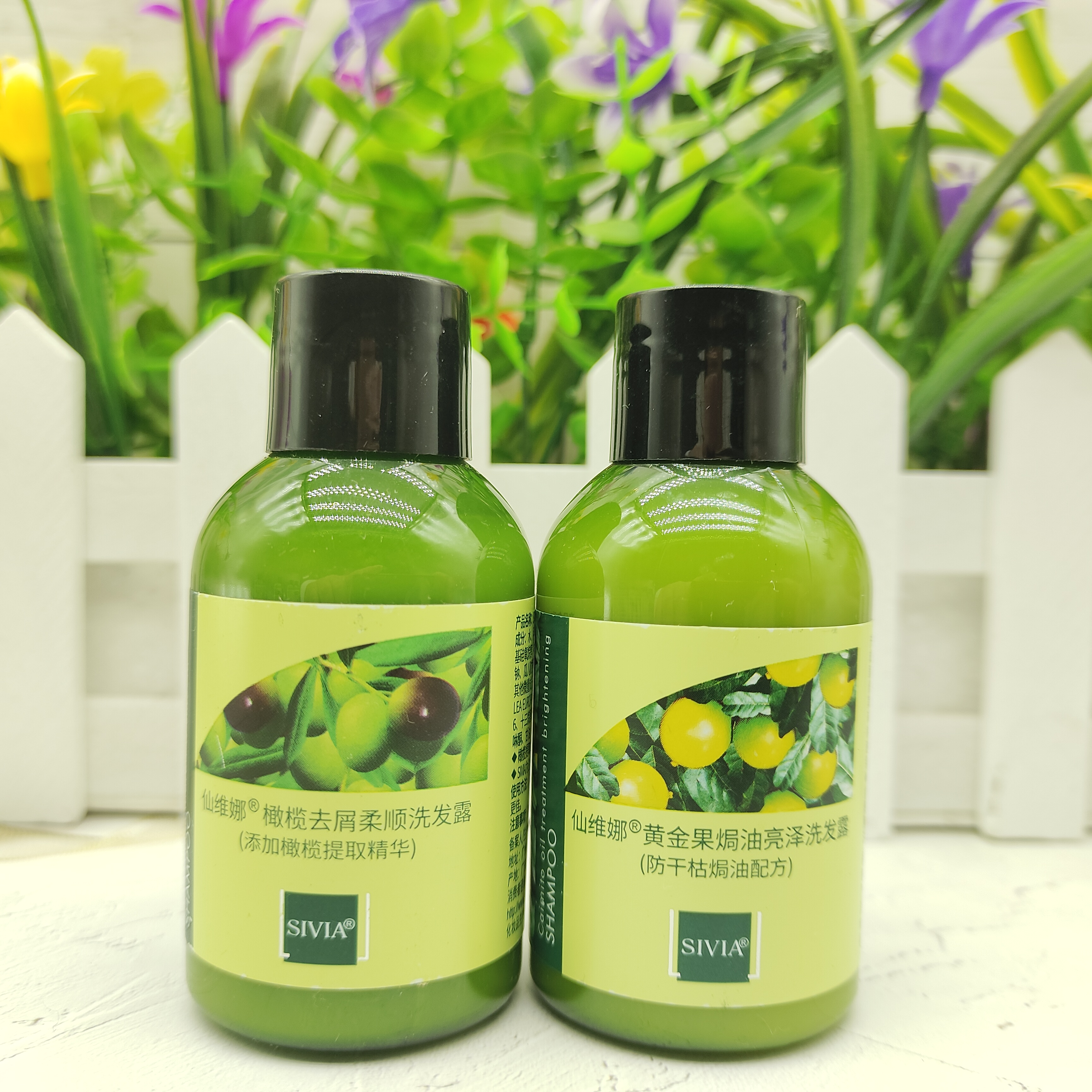 仙维娜洗发水60ml橄榄去屑柔顺