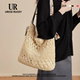 URCIO RUCKY品牌网红超火日本编织包包女2025新款 休闲草编托特包