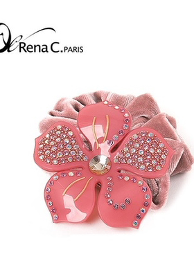 AngelRena发饰韩国进口饰品美丽花朵元气女款扎头发发圈发绳BB164