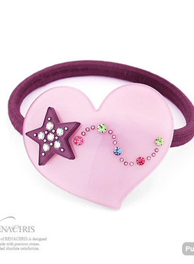 C041 韩国进口 发饰 头饰 AngelRena 星星心意发圈头绳发绳