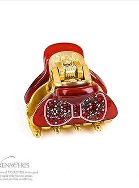 AngelRena韩国进口饰品头饰闪亮蝴蝶结发抓 抓夹 C309