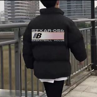 轻薄羽绒棉服男冬季2024新款加厚保暖外套秋冬青少年学生冬装棉服