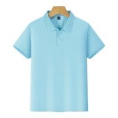 纯色休闲亲子装 厂家直销纯棉 polo衫 速干短袖 翻领儿童t恤定制 夏季