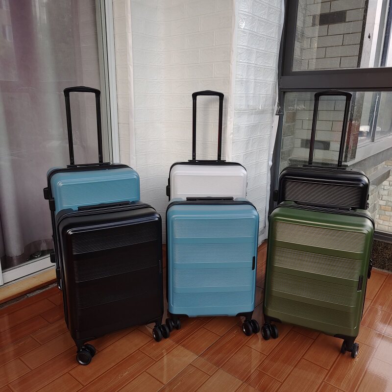 日单20寸登机箱22寸旅行箱PC拉杆箱大容量防剐蹭箱包可定制LOGO图片