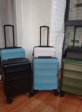 日单20寸登机箱22寸旅行箱PC拉杆箱大容量防剐蹭箱包可定制LOGO