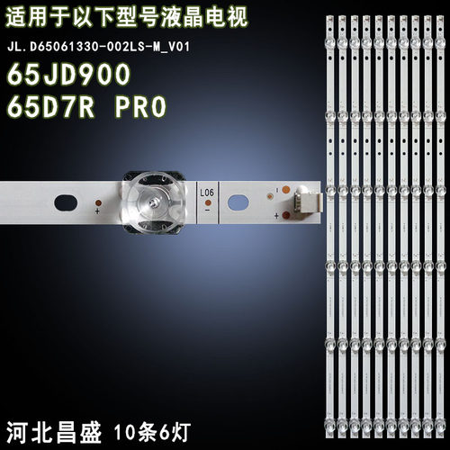 适用长虹65JD90065D7RPROO灯条