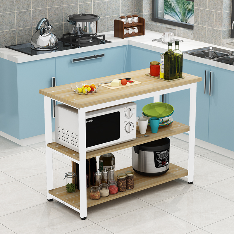 厨房多层鞋架微波炉切菜桌