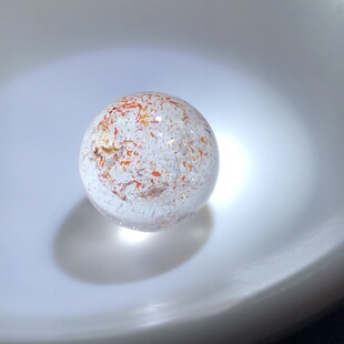 毒液彼岸花 天然巴西超七红草莓单珠 16.5毫米 无任何优化和注胶