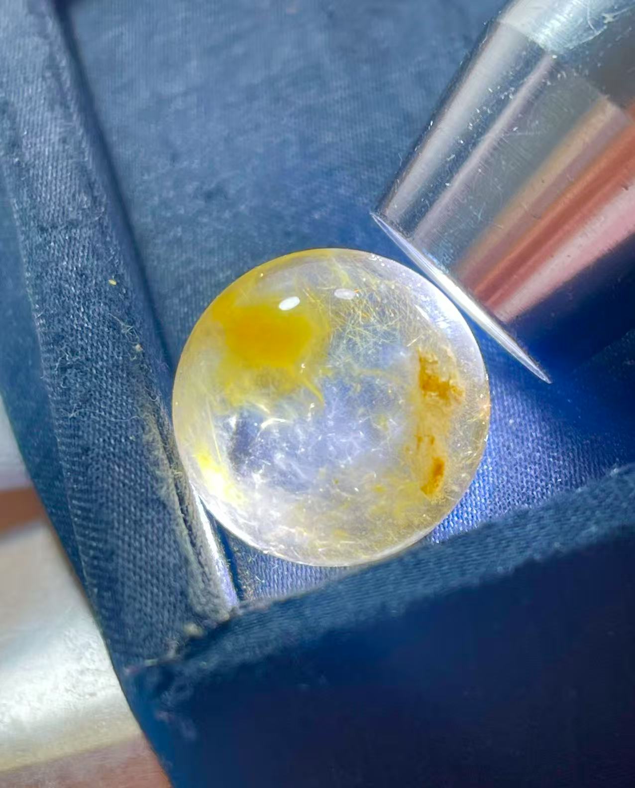 (22mm)亏本大漏只做原矿老矿福利蓝针黄兔毛单珠