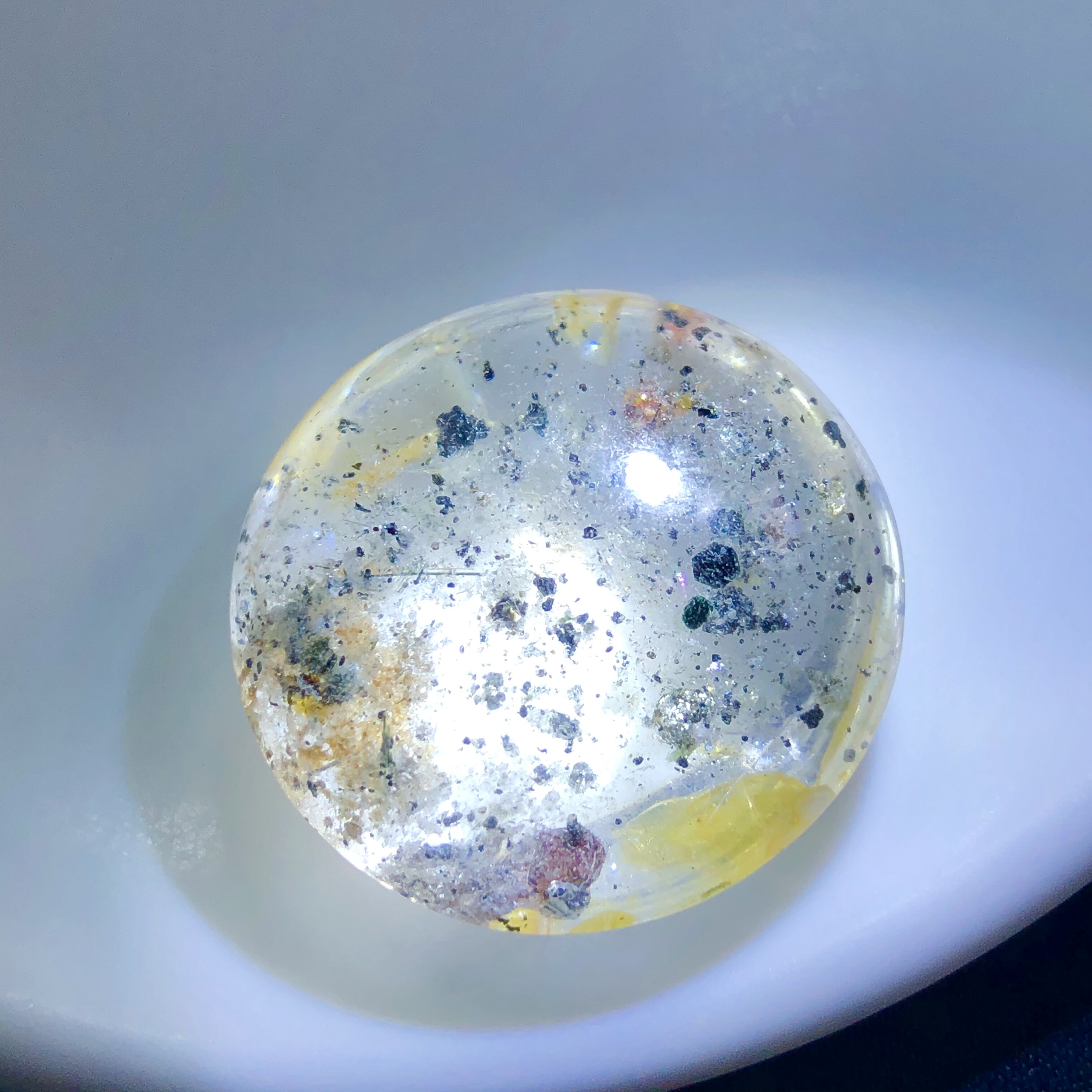 老货福利天然多种矿物共生矿石云母吊坠